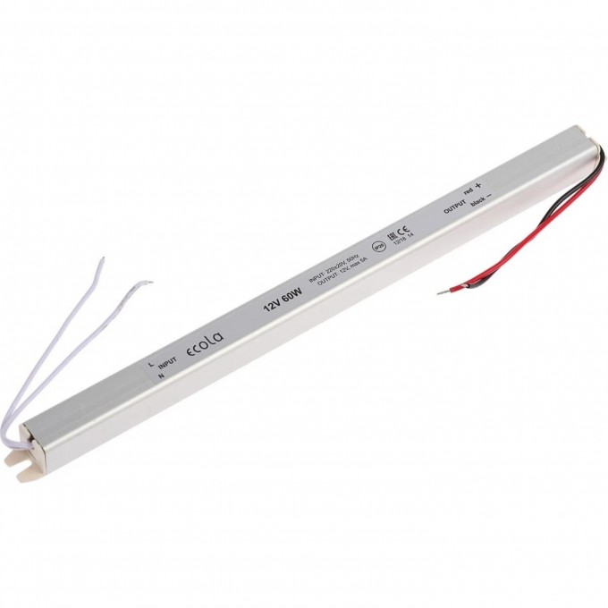 Блок питания ECOLA LED STRIP POWER SUPPLY 60W 220V-12V IP20 B2T060ESB