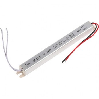 Блок питания ECOLA LED STRIP POWER SUPPLY B2T020ESB для светодиодной ленты 20W 220V-12V IP20