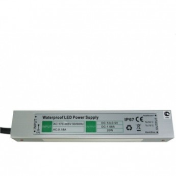 Блок питания ECOLA LED STRIP POWER SUPPLY B7L030ESB для светодиодной ленты 30W 220V-12V IP67