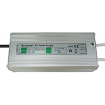 Блок питания ECOLA LED STRIP POWER SUPPLY B7L060ESB для светодиодной ленты 60W 220V-12V IP67