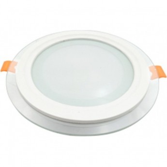 Круглый даунлайт встраиваемый ECOLA LED DOWNLIGHT 1041 DVRV60ELC с драйвером с подсветкой 6(3+3)W 220V 4200K / 4200K 105x20