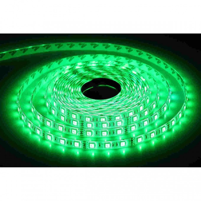 Однотонная светодиодная лента ECOLA LED STRIP PRO на катушке 5м, зеленая P2LG05ESB