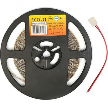 Однотонная светодиодная лента ECOLA LED STRIP STD S2LB07ESB на катушке 5м