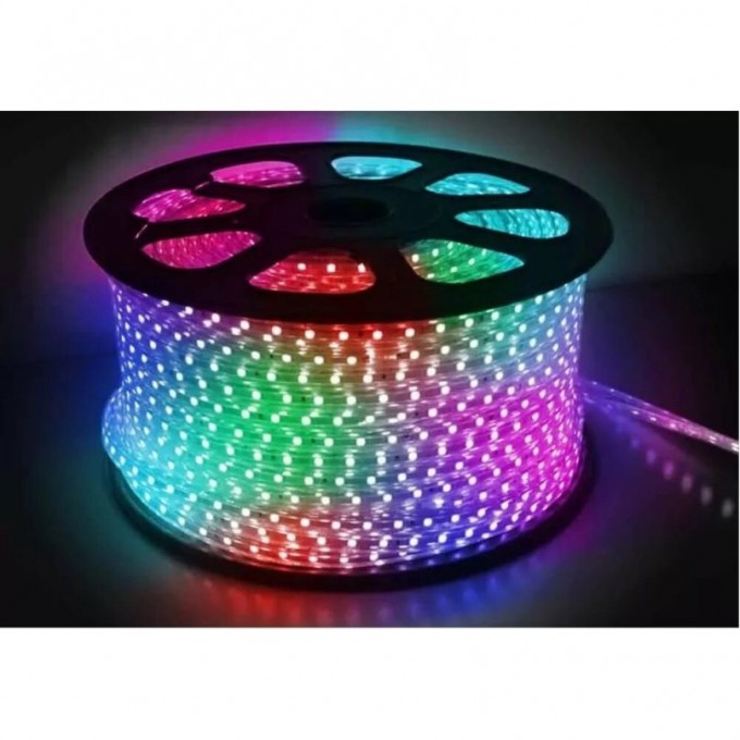 Разноцветная светодиодная лента ECOLA LED STRIP PRO 14.4W/m 12V IP20 10mm 60Led/m RGB на катушке 50м. P2LM14ESD