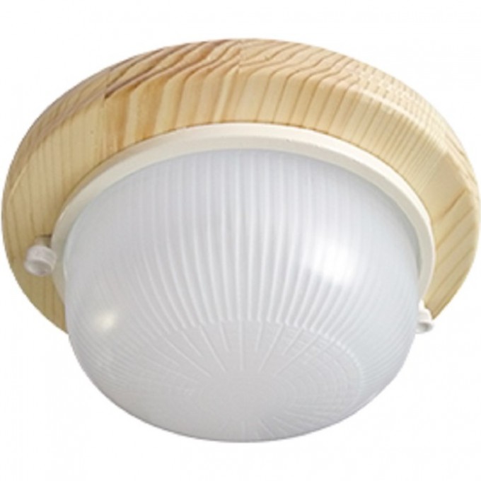 Светильник ECOLA GX53 LED НБО-03-60-011 Круг накладной IP65 дерево Клен 1*GX53 матовый 220х84 TP53R1ECA