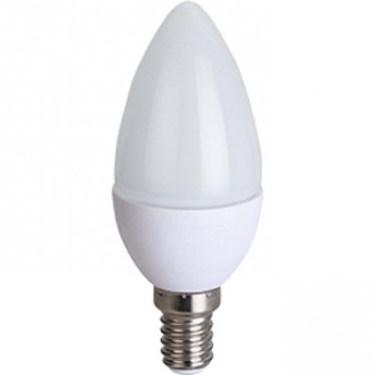 Светодиодная лампа ECOLA CANDLE LED 8,0W 220V E14 6000K свеча (композит) 100x37