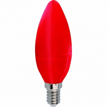 Светодиодная лампа ECOLA CANDLE LED COLOR C4TR60ELY 6,0W 220V E14 Красная Светодиодная лампа ECOLA CANDLE LED COLOR C4TR60ELY 6,0W 220V E14 Красная