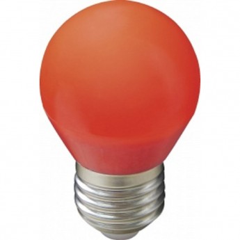 Светодиодная лампа ECOLA GLOBE LED color 2,0W G45 220V E27 Red 70x45