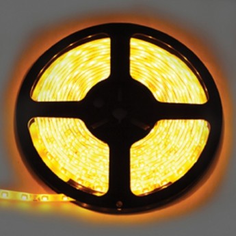 Светодиодная лента ECOLA LED strip 220V STD 14,4W/m IP68 14x7 60Led/m Yellow 100м.