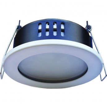 Встраиваемый светильник ECOLA GX53 H9 защищенный IP65 без рефлектора, белый 98х55 FW5365ECB