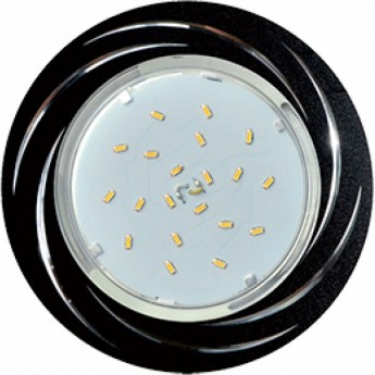 Встраиваемый светильник ECOLA H4 DL5386 FB5386ECB GX53 Черный/Алюминий