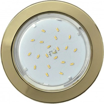 Встраиваемый светильник ECOLA LIGHT GX53-H6 TG5325ECB золото
